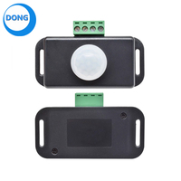 Saklar Sensor Gerak PIR DC 12V 24V, Saklar Lampu Detektor Inframerah IR Otomatis Dapat Disesuaikan