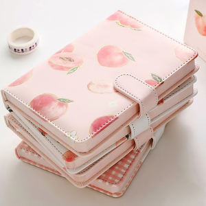 Carpeta Personalizada A6 con Diseño de Macaron, Cubierta de Cuero PU para Cuaderno A6 con Ranura para Tarjetas, Agenda y Planificador - Product Image 3
