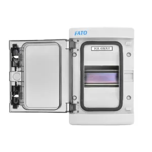FATO HA 4 Way Waterproof Junction Box IP65 Outer Door MCB Distribution Box With Din Rail