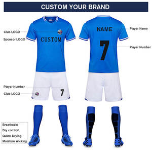 युवा सॉकर की वर्दी में वयस्कों के खेल शर्ट फुटबॉल बॉय फुटबॉल जर्सी सस्ती त्वरित शुष्क खेल स्ट्रीटवियर - Product Image 5