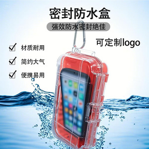 Boîte de rangement transparente et étanche pour outils EDC d'extérieur, avec design antichoc à dos souple et poignée rigide - Product Image 4