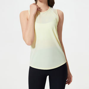 Camiseta Deportiva sin Mangas para Mujer, Nueva, de Verano, Secado Rápido, Transpirable, Delgada, para Maratón, Yoga y Fitness - Product Image 4