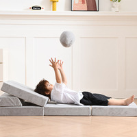 Canapé modulaire en mousse à mémoire de forme pour enfants, ensemble de 22 pièces, pliable, canapé de jeu souple, espace de jeu pour enfants, canapé pliable unisexe