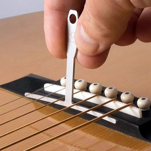 Guitarra paquímetro régua em forma de T 9PCS conjunto para pescoço fingerboard traste fio curvatura corda ponte curvatura ajuste - Product Image 4