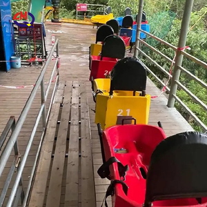 Danh lam thắng cảnh phiêu lưu công viên giải trí cưỡi ngoài trời thách thức trò chơi Alpine đơn đường sắt công viên núi roller coaster theo dõi ròng rọc - Product Image 5