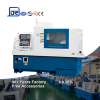 Torno CNC de Doble Husillo Horizontal con Disposición de Herramientas en Dos Filas, Automático de Cinco Ejes, de Alta Resistencia, con Control GSK