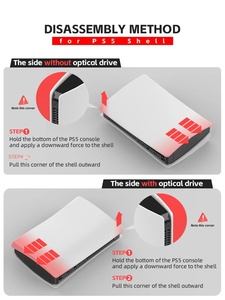 Coque ABS de qualité supérieure housse de protection accessoire de remplacement de plaque faciale Spider Man dur pour Console de jeu <span class=keywords><strong>Playstation</strong></span> 5 <span class=keywords><strong>Ps5</strong></span> - Product Image 6