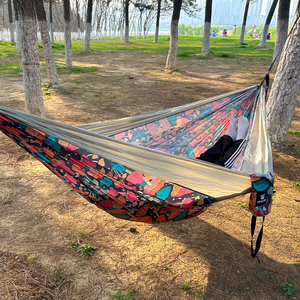 Hamaca de Camping con <span class=keywords><strong>Mosquitera</strong></span>, Hamaca Ligera y Portátil de Nailon con Diseño Personalizado, para Senderismo, Excursionismo, Playa y Viajes - Product Image 6
