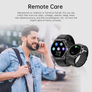 Montre intelligente haut de gamme 2024, appareils portables, cadran rond, étanche, moniteur de fréquence cardiaque, montre intelligente de fitness - Product Image 3
