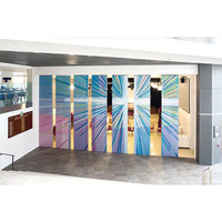 Cloisons acoustiques coulissantes et pliantes pour studio de danse, murs mobiles, porte coulissante