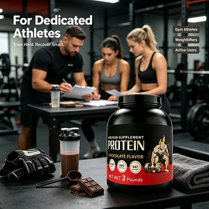 Proteína de Suero Aislada Sin Sabor, Concentrado 80% en Polvo, Sabor Chocolate con Suplementos de Creatina, 29 Porciones para Entrenamientos en el Gimnasio - Product Image 4