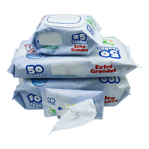<span class=keywords><strong>Toallitas</strong></span> Húmedas Desechables para Bebés Personalizables con Logotipo, Paquetes de 10, 25, 50 y 100 Unidades - Product Image 6