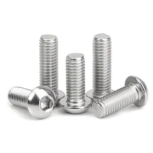 Stainless steel socket hexagon round head screw ISO7380 Hexagon Socket Allen Round Button Head Screw