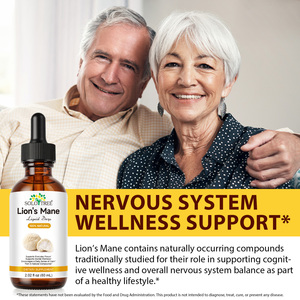 Extrato de Planta SOLOTREE, Gotas de Cogumelo Lion's Mane para Memória e Foco, Bem-Estar Mental, Gotas Líquidas de Cogumelo Lion's Mane - Product Image 6