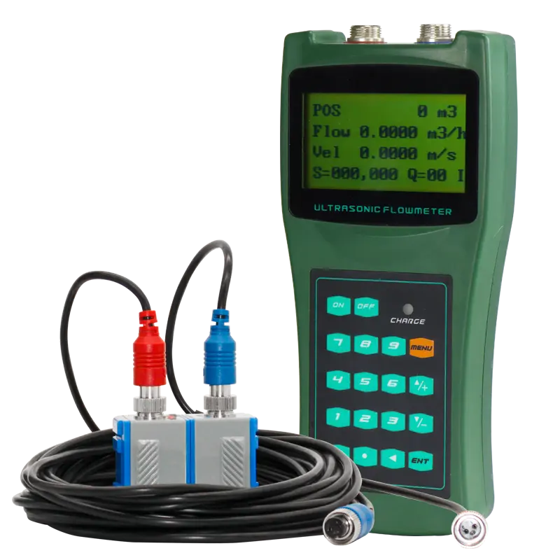 2024 Wesdom Hoge Kwaliteit Draagbare Ultrasone Flowmeter Voor Aardgas Ip68 Bescherming Flowmeter