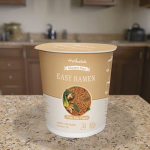 บะหมี่กึ่งสำเร็จรูปรสต้มยำวีแกนแบบถ้วย โปรตีนสูง ง่ายต่อการปรุง - Product Image 1