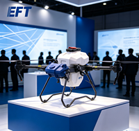 Châssis de drone agricole pliable en fibre de carbone EFT K20 20L pour pulvérisateur, à construire soi-même