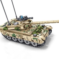 432 adet WW2 askeri Tank yapı taşları ordu asker silah klasik Model yapı taşları inşaat oyuncaklar çocuklar için