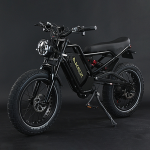 Vélo électrique tout-terrain de 1500 watts, batterie au lithium de 52 volts, moteur de roue arrière, fonction de recharge automatique, aluminium <span class=keywords><strong>bleu</strong></span> clair - Product Image 1