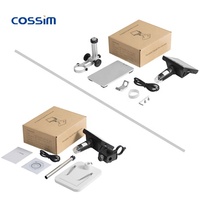 1000X Magnifier 2MP Portable 4.3 Inches LCD Digital USB Microscope HD 1080p Screen with Dual Rechargeable Set Soldering