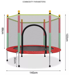 Trampoline d'intérieur et de sport pour enfants, lit de saut, exercice d'extérieur, pour enfants et adultes, en maille, Mini jardin - Product Image 2