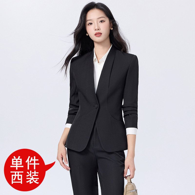black suit