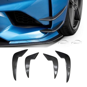 สำหรับ BMW F87 M2 2016+ ชุดแต่งกันชนหน้าคาร์บอนไฟเบอร์ สปอยเลอร์ลิป สปลิตเตอร์ แฟลป บังโคลน คานาร์ด สภาพใหม่ - Product Image 2