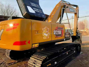 Excavatrice hydraulique SANY SY215C d'occasion, année 2022, moteur Isuzu, taille moyenne, prix compétitifs avec pompe de boîte de vitesses et composants de transmission - Product Image 2