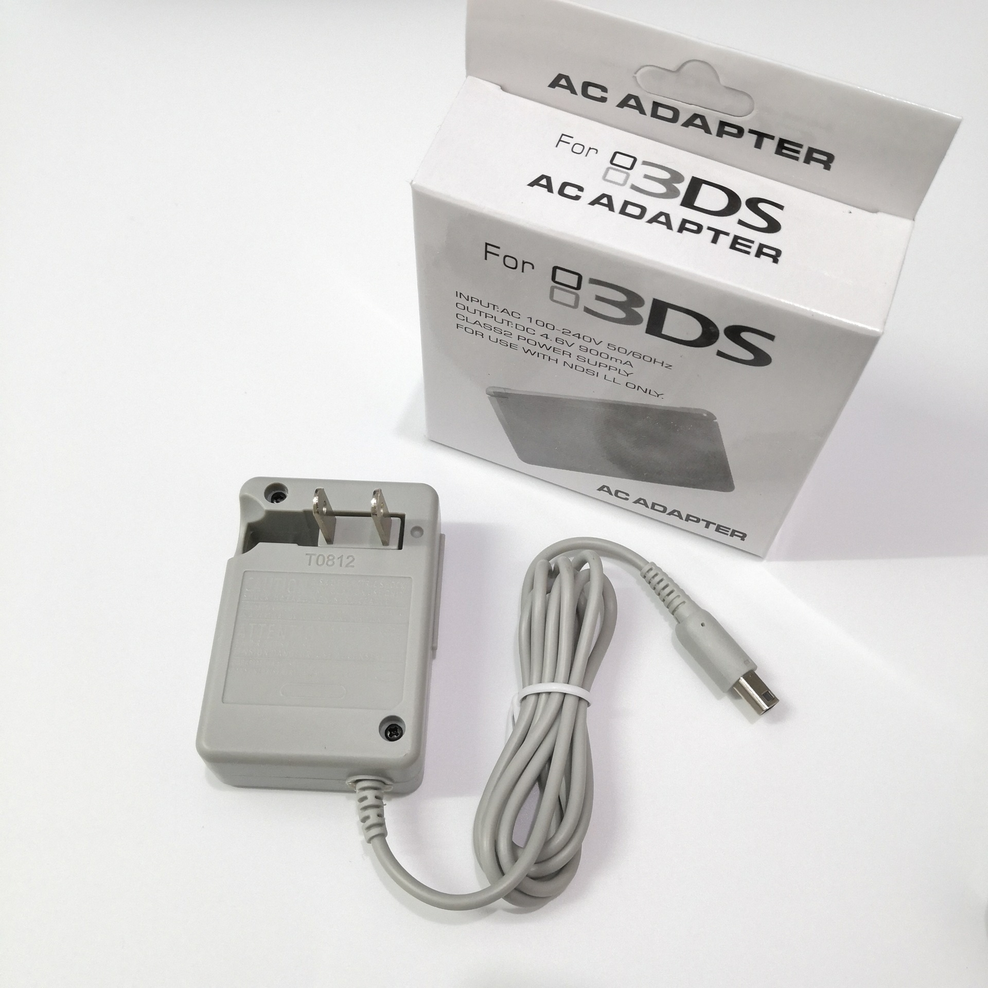 Para 3DS Gris Versión Americana con Enchufe y CAJA