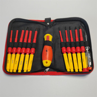 S675-13 SFREYA VDE 1000V boîtier d'outils d'isolation isolée double couleur 13 pièces kit de jeu de tournevis