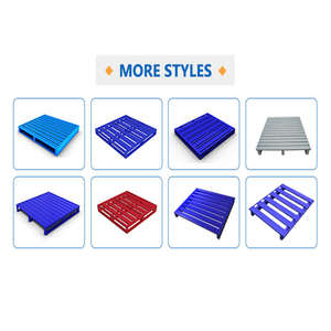 עגלת משטחים מפלדה דו-כיוונית, חד-צדדית, עמידה במיוחד, עם הגנה מפני קורוזיה, משטח מגולוון, קיבולת 1.5-6 טון. - Product Image 5