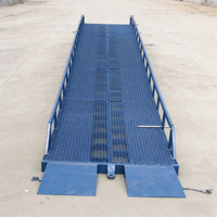 Niveleur de quai mobile hydraulique de 6, 8 et 10 tonnes, rampe de chargement en acier pour chariot élévateur, élévateur de quai industriel pour conteneurs et camions