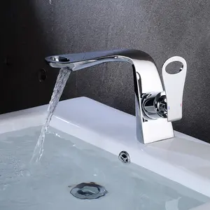 idées de produits innovants fournisseur en laiton chromé salle de bains bassin robinet mitigeur bas prix lavabo Thermostatique