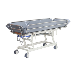 <span class=keywords><strong>Chariot</strong></span> de <span class=keywords><strong>douche</strong></span> médical en acier inoxydable pour personnes à mobilité réduite, lit complet inclinable et relevable manuel pour hôpitaux, maisons de retraite et personnes âgées - Product Image 2