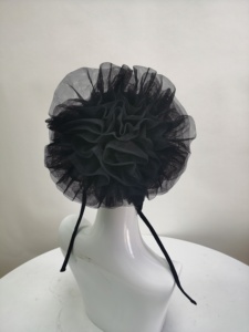 Nouveau design femme sous-écharpe grande fleur Turban casquettes <span class=keywords><strong>chimio</strong></span> <span class=keywords><strong>bonnet</strong></span> cheveux accessoires femmes musulmanes écharpe Hijab cravate dos casquette intérieure - Product Image 4