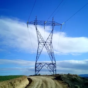 Torre de transmisión eléctrica de alto voltaje de alambre de línea de acero galvanizado en ángulo 220kv 500kv