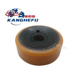 Roues de <span class=keywords><strong>chariot</strong></span> élévateur Linde R14/R16 en polyuréthane, fournisseur de roues de <span class=keywords><strong>chariot</strong></span> élévateur, <span class=keywords><strong>roue</strong></span> de charge 285x100 0029902329, véhicule industriel - Product Image 5