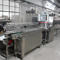 Nouvelle machine de moulage de chocolat entièrement automatique YUCHO à une seule opération, remplissage lait/noix, acier inoxydable 304, alimentation par prise, garantie 1 an