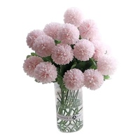 Echt Aussehende Seiden-Kunstblumen Hortensien-Chrysanthemen-Bouquet für Hochzeitsdekorationen, Heimdekoration und Weihnachtsarrangements
