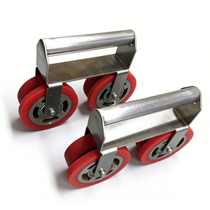 Luxuriöses Hochleistungs-Lenkrollenrad Polyurethan-Beschichtet Hohe Festigkeit Geräuscharmer Betrieb Präzisionsrotation - Product Image 1