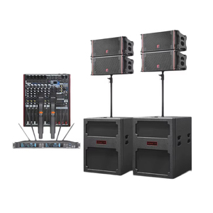 フルセット10インチ18インチバスサブウーファー屋外コンサートハンギングステージ教会プロフェッショナルアクティブパッシブラインアレイスピーカーシステム - Product Image 5