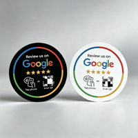Support de table en acrylique personnalisé pour avis NFC, carte d'avis Google avec fonction de tapotement pour téléphone, pour entreprises