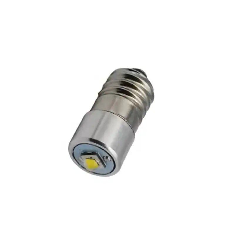 E10 ไฟฉาย LED หลอดไฟเปลี่ยนไฟฉายหลอดไฟ P13.5S E10 3V 6-24V LED ไฟฉุกเฉินโคมไฟทํางาน