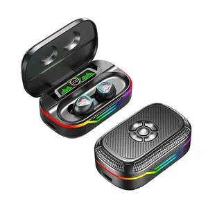 2024 DX-12 casque sans fil écouteurs dans l'oreille lecteur MP3 casque de jeu étanche 9D TWS écouteur avec batterie externe