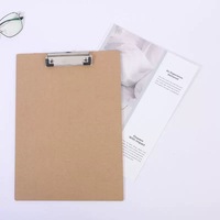 Caja de Almacenamiento de Documentos de Papel A4 de Una Sola Capa, Tablero de Escritura, Organizador de Papelería para Oficina y Escuela, con Clip