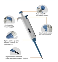 Pipette 100-1000ul Multi-dosage Bon marché Haut de gamme Répétitive Micro Automatisée Pipette volumétrique en verre