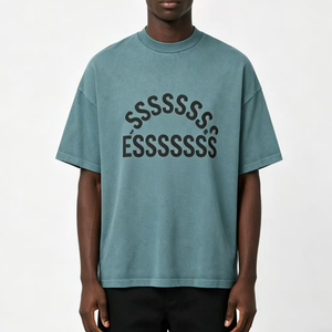 Camisetas <span class=keywords><strong>de</strong></span> Marca <span class=keywords><strong>Famosa</strong></span> Personalizadas Premium al por Mayor, Camisetas 100% Algodón Unisex con Cuello Redondo, Camisetas <span class=keywords><strong>de</strong></span> Diseñador <span class=keywords><strong>de</strong></span> Calidad Increíble - Product Image 5