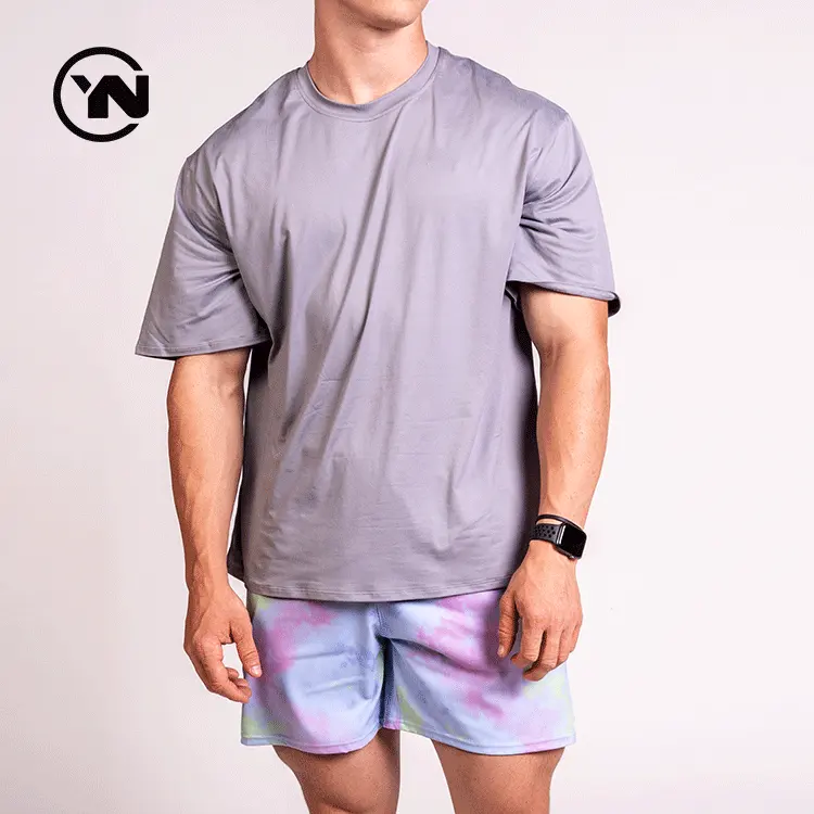 Camiseta masculina de tamanho grande, super macia e de manga curta 250gsm 100% algodão, para relaxamento, para homens