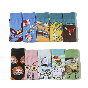 Calcetines de Algodón con Diseño de Superhéroes de Dibujos Animados para Hombre, Venta al por Mayor 2026, Logotipo Personalizado, Calcetines de Moda de Marvel, Calcetines Divertidos de Anime - Product Image 3