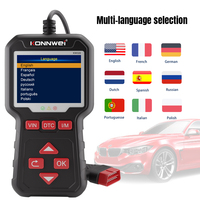 Analizador de Códigos de Diagnóstico de Vehículos KONNWEI OBD II 2026, Eliminador de Luz de Advertencia del Motor, Reinicio, Datos en Tiempo Real, Escáner Plug and Play